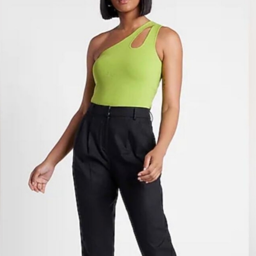 Vibrant Green Sleeveless Top